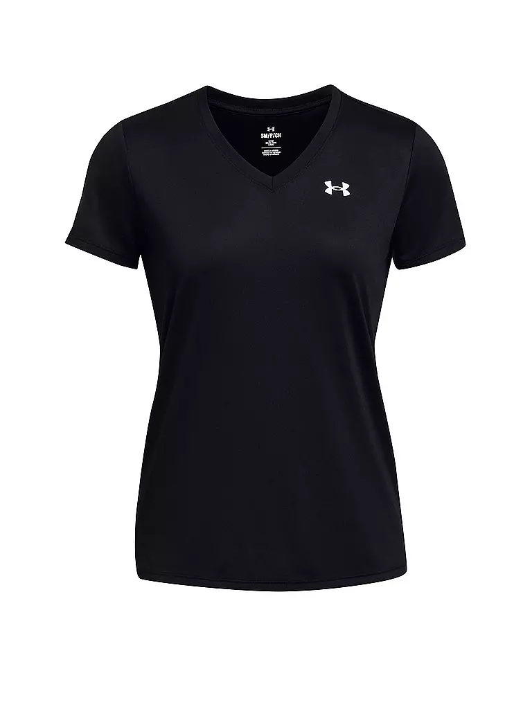 UNDER ARMOUR | Damen Fitnessshirt UA Tech™ V-Neck | schwarz