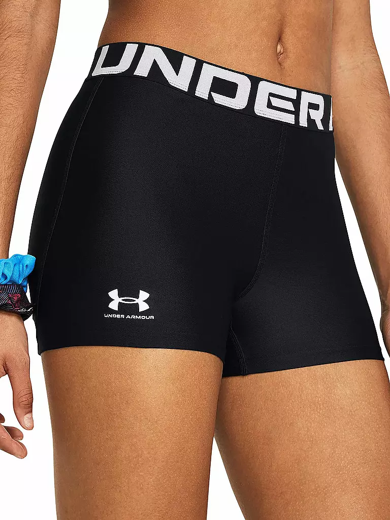 UNDER ARMOUR | Damen Fitnessshort HeatGear®  | schwarz