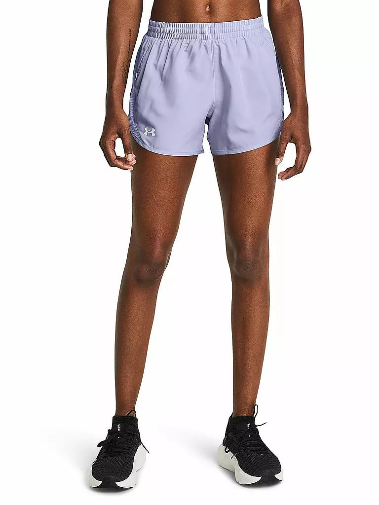 UNDER ARMOUR | Damen Fitnessshort UA Fly-By | hellblau