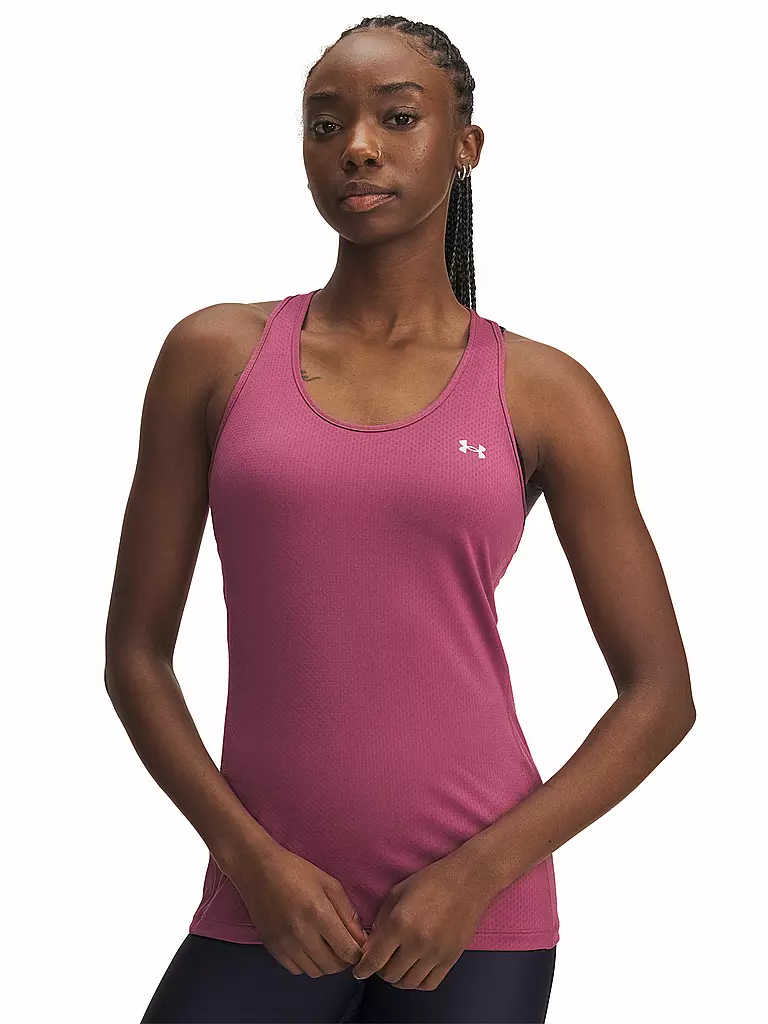 UNDER ARMOUR | Damen Fitnesstank HeatGear® Armour Racer | beere