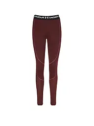 UNDER ARMOUR | Damen Fitnesstight ColdGear® | dunkelrot