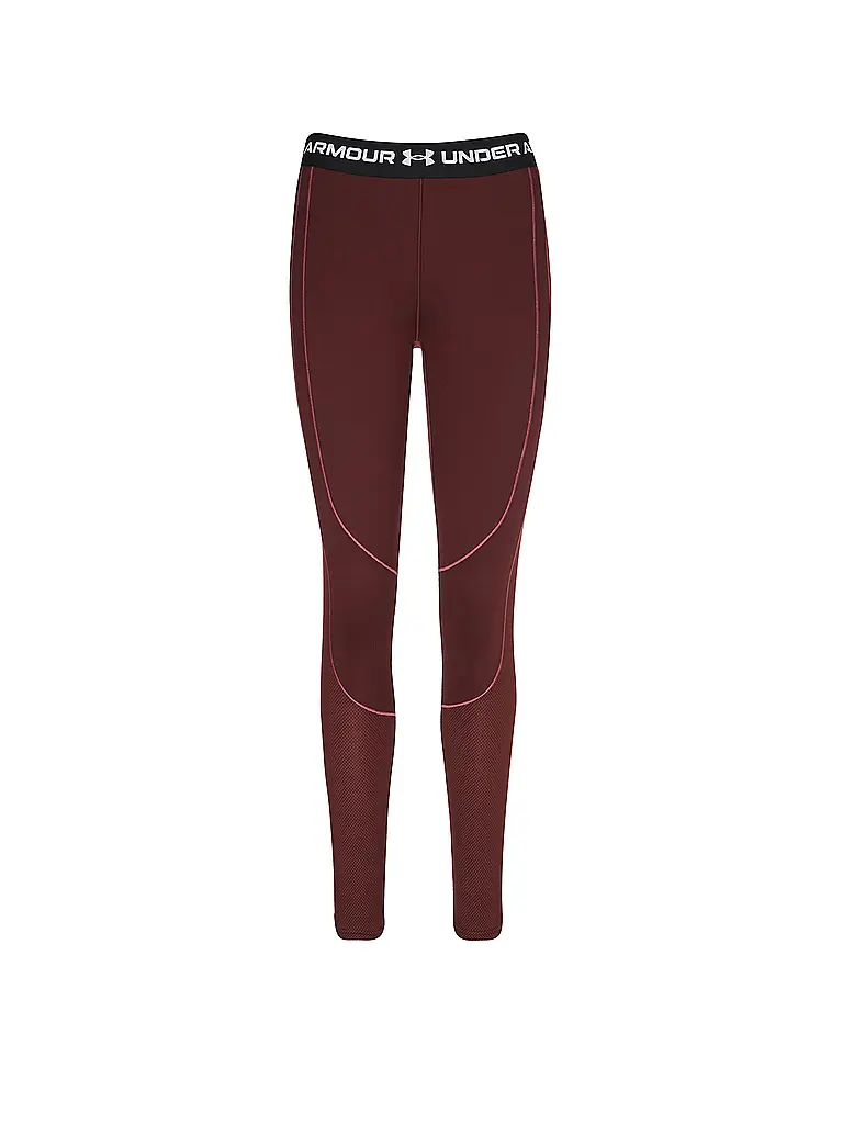UNDER ARMOUR | Damen Fitnesstight ColdGear® | dunkelrot