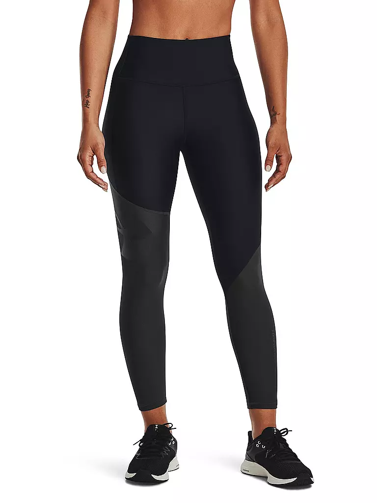 UNDER ARMOUR | Damen Fitnesstight HeatGear® Ankle | schwarz