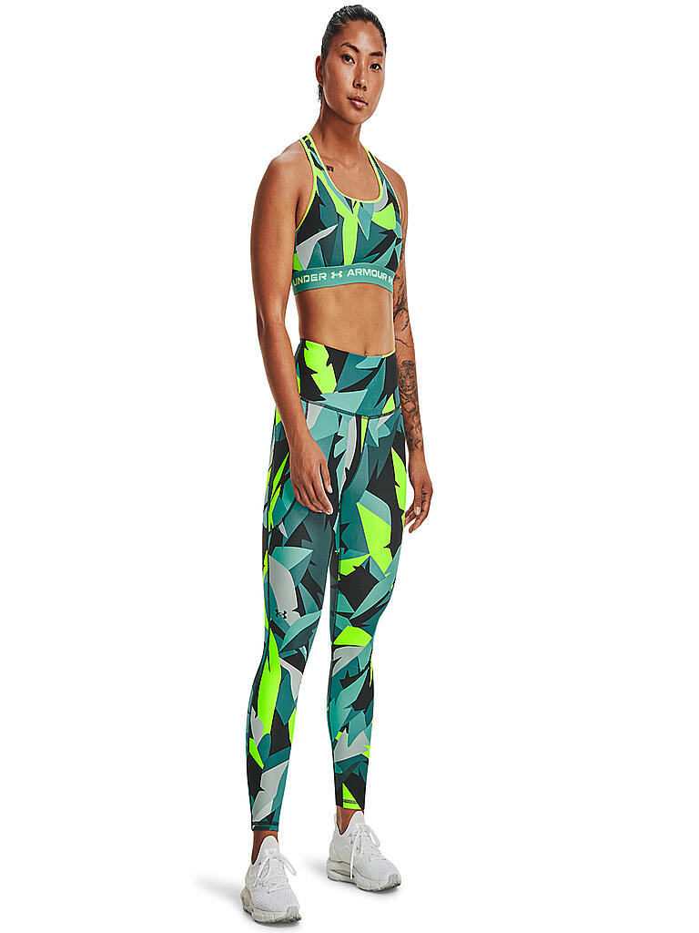 UNDER ARMOUR | Damen Fitnesstight HeatGear® Armour Print 7/8 | grün