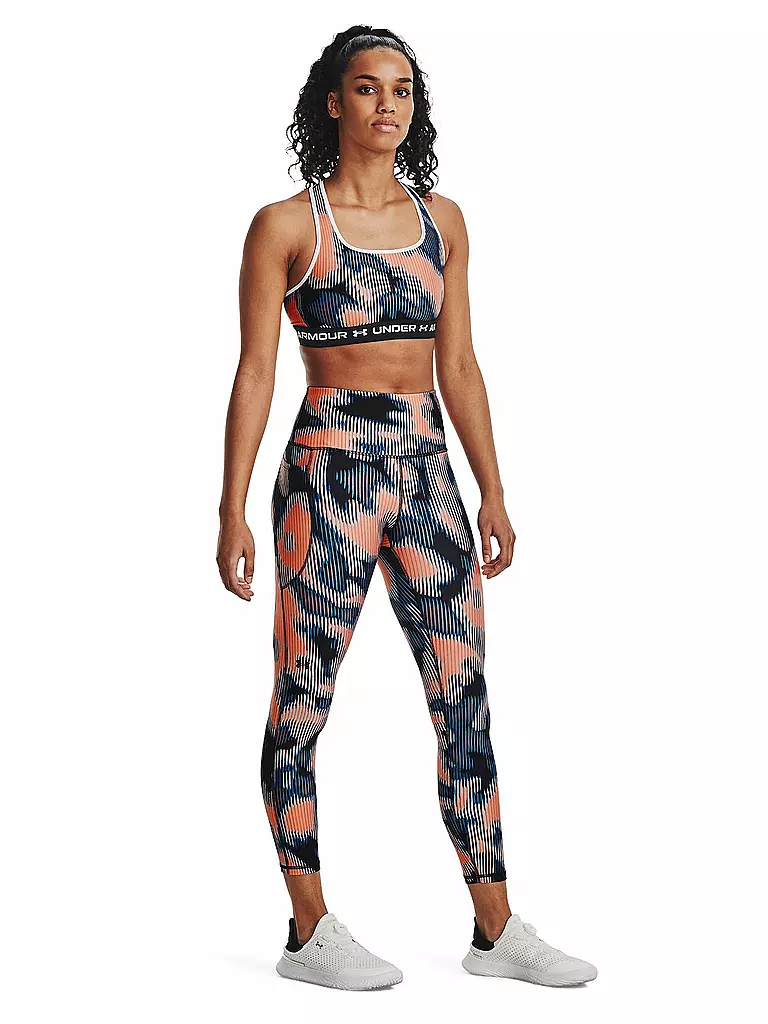 UNDER ARMOUR | Damen Fitnesstight HeatGear® Armour Print 7/8 | orange