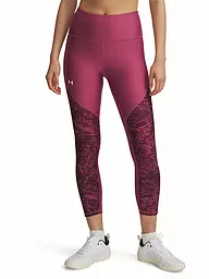 UNDER ARMOUR | Damen Fitnesstight UA Tech™ Printed Panel Ankle 7/8 | beere