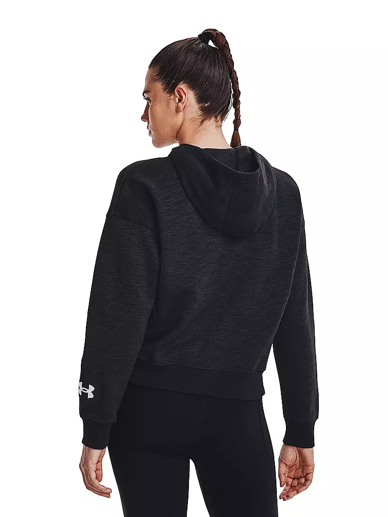 UNDER ARMOUR | Damen Hoodie UA Recovery Fleece mit Schriftzug | grau