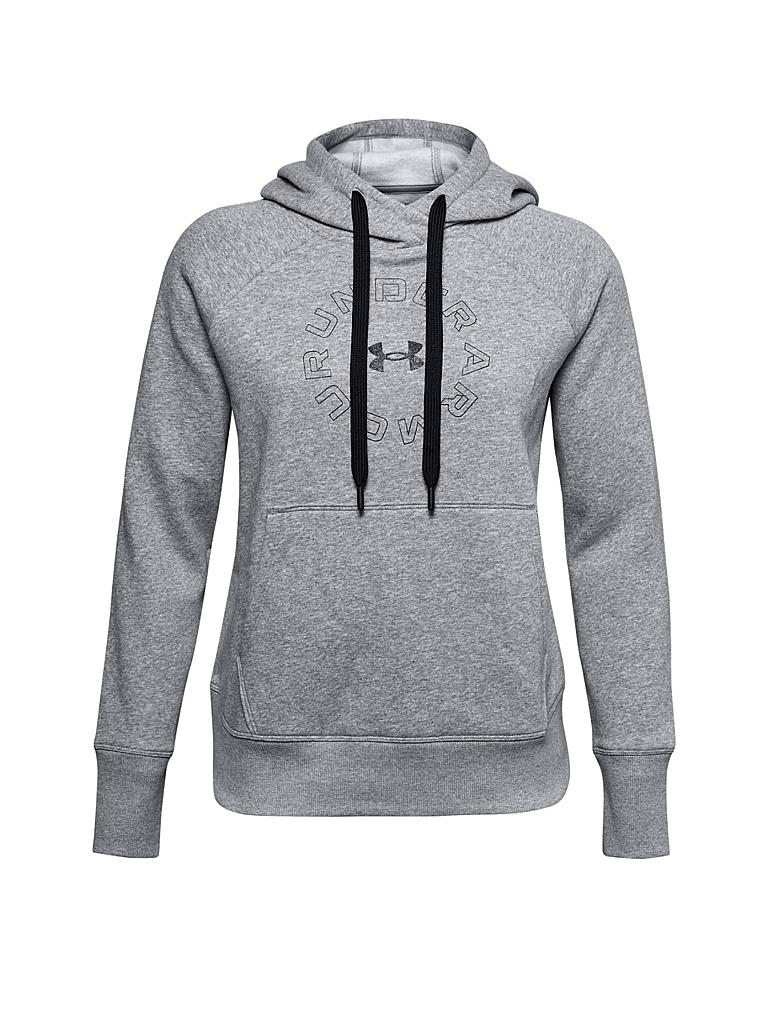 UNDER ARMOUR | Damen Hoodie UA Rival Fleece Metallic | grau