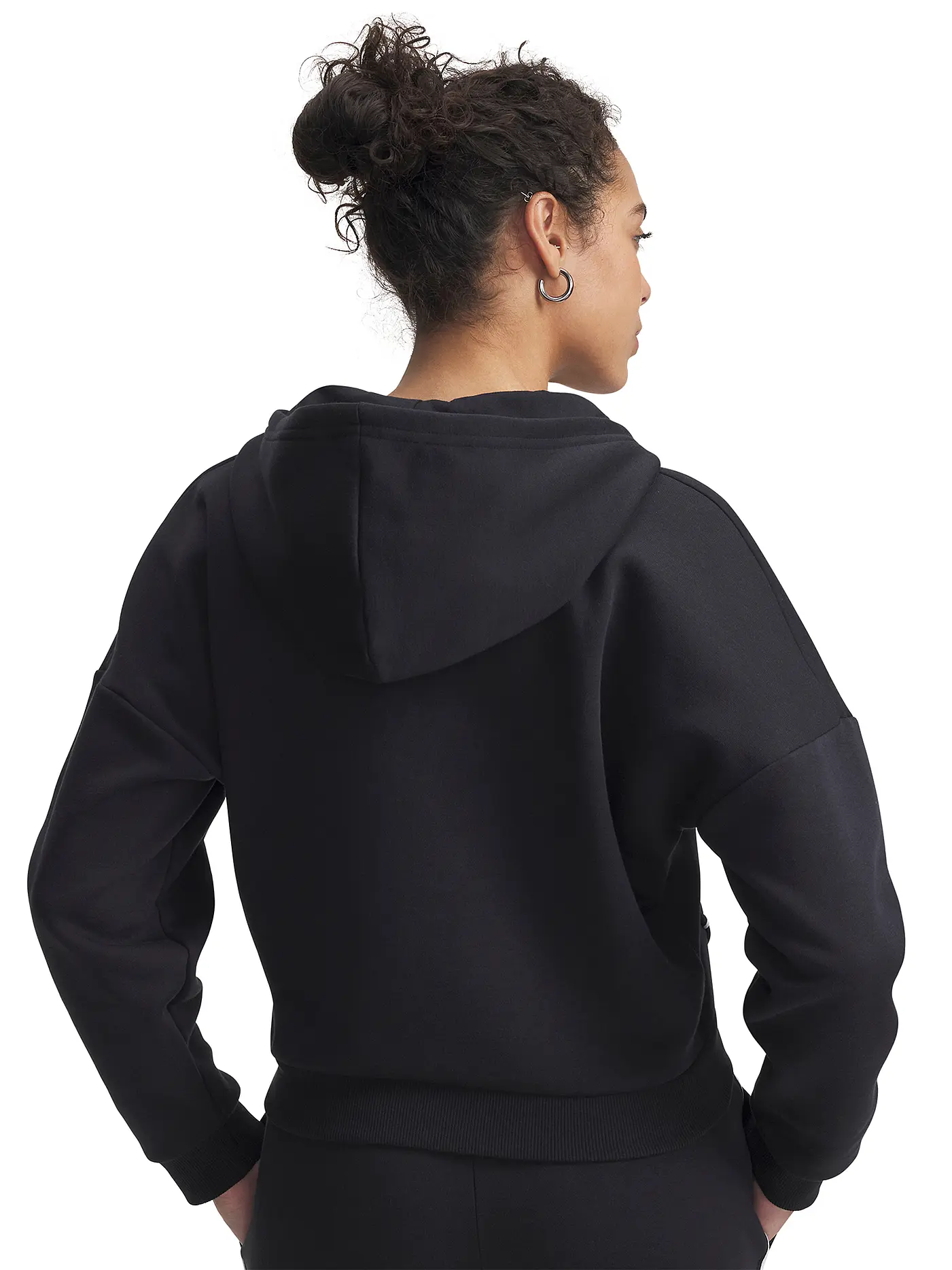 UNDER ARMOUR | Damen Hoodie UA Rival Fleece Piped | schwarz