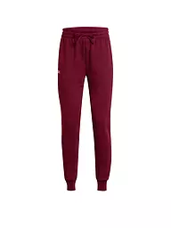 UNDER ARMOUR | Damen Jogginghose UA Rival Fleece | dunkelrot