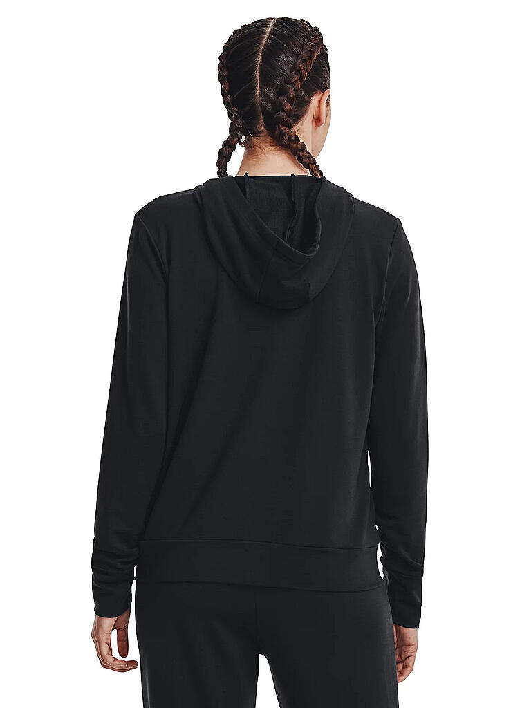 UNDER ARMOUR | Damen Kapuzenjacke UA Rival Frottee | schwarz