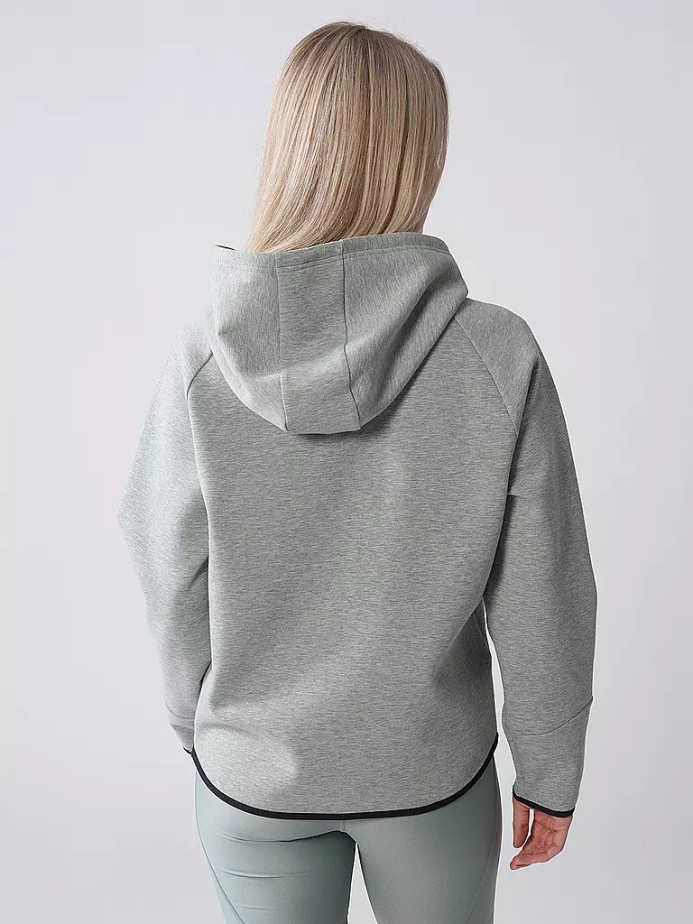 UNDER ARMOUR | Damen Kapuzenjacke UA Unstoppable Fleece mit durchgehendem Zip | olive