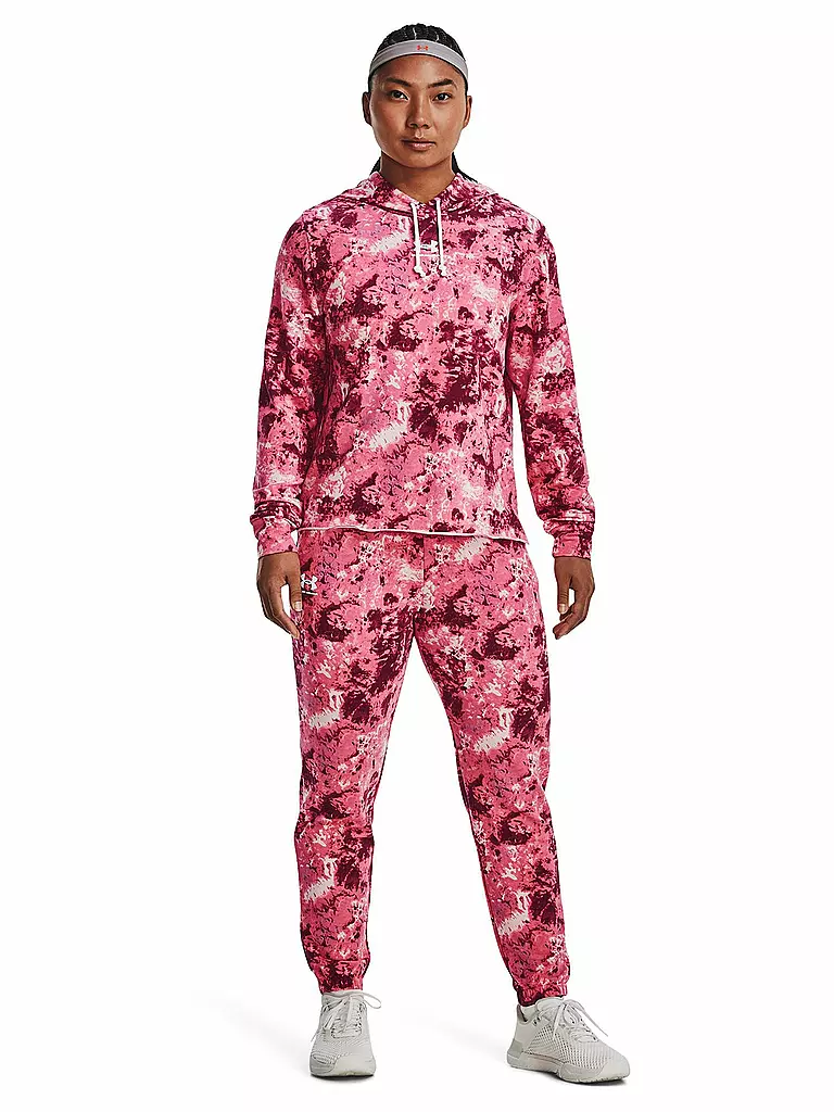 UNDER ARMOUR | Damen Kapuzenpullover UA Rival Terry | rosa