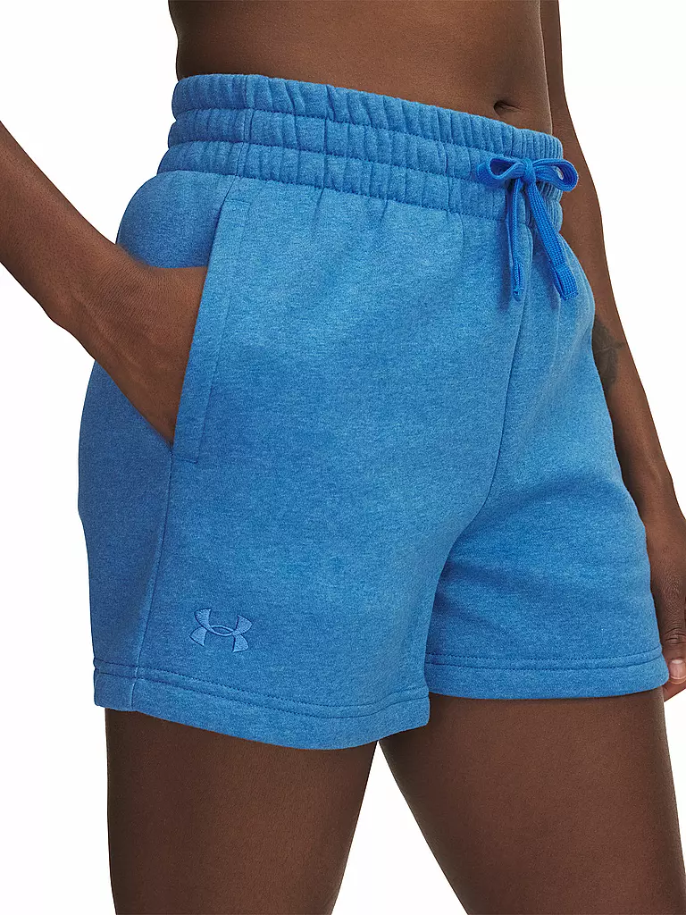 UNDER ARMOUR | Damen Short UA Rival Fleece | blau