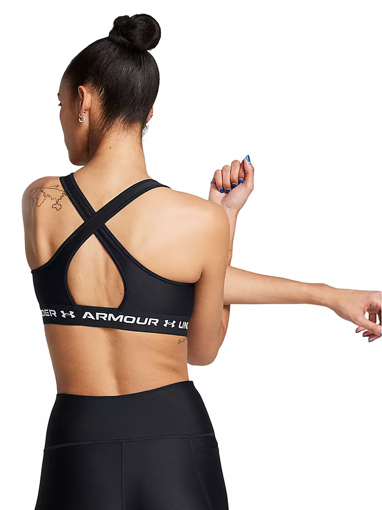 UNDER ARMOUR | Damen Sport-BH Armour® Crossback Medium Support | schwarz