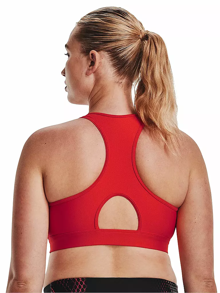 UNDER ARMOUR | Damen Sport-BH HeatGear® Armour unwattiert Medium Support | rot