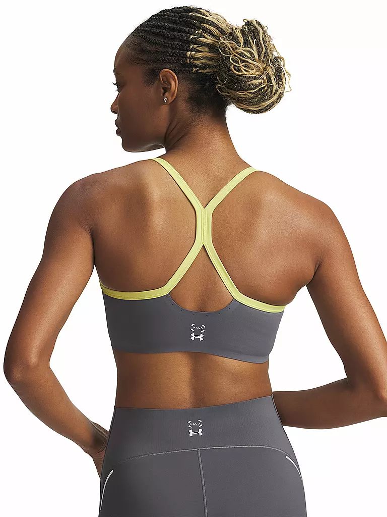 UNDER ARMOUR | Damen Sport-BH UA Halo Bonded  Medium Support | grau