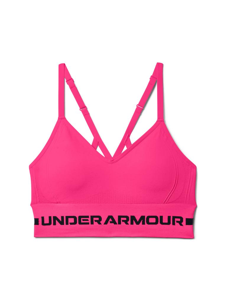 UNDER ARMOUR | Damen Sport-BH UA Seamless Long Heather Low Support | rosa