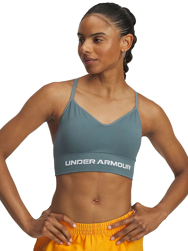 UNDER ARMOUR | Damen Sport-BH Vanish Seamless Low Support | petrol