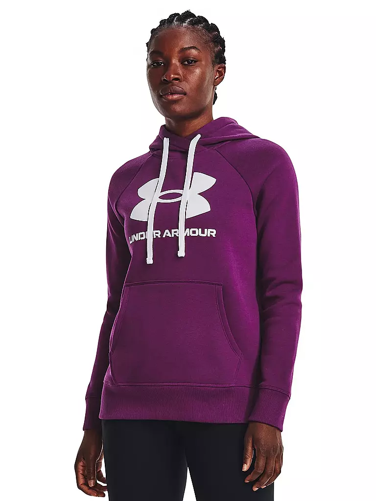 UNDER ARMOUR | Damen Sweater UA Rival Fleece Logo | beere