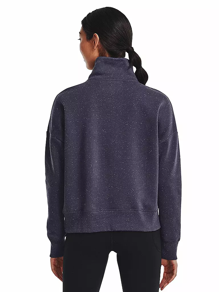 UNDER ARMOUR | Damen Sweater UA Rival Fleece mit ½ Zip | dunkelblau