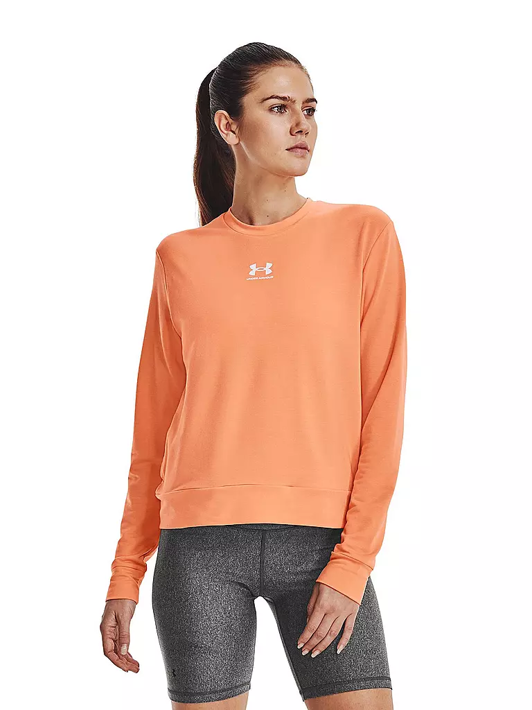 UNDER ARMOUR | Damen Sweater UA Rival French Terry | orange