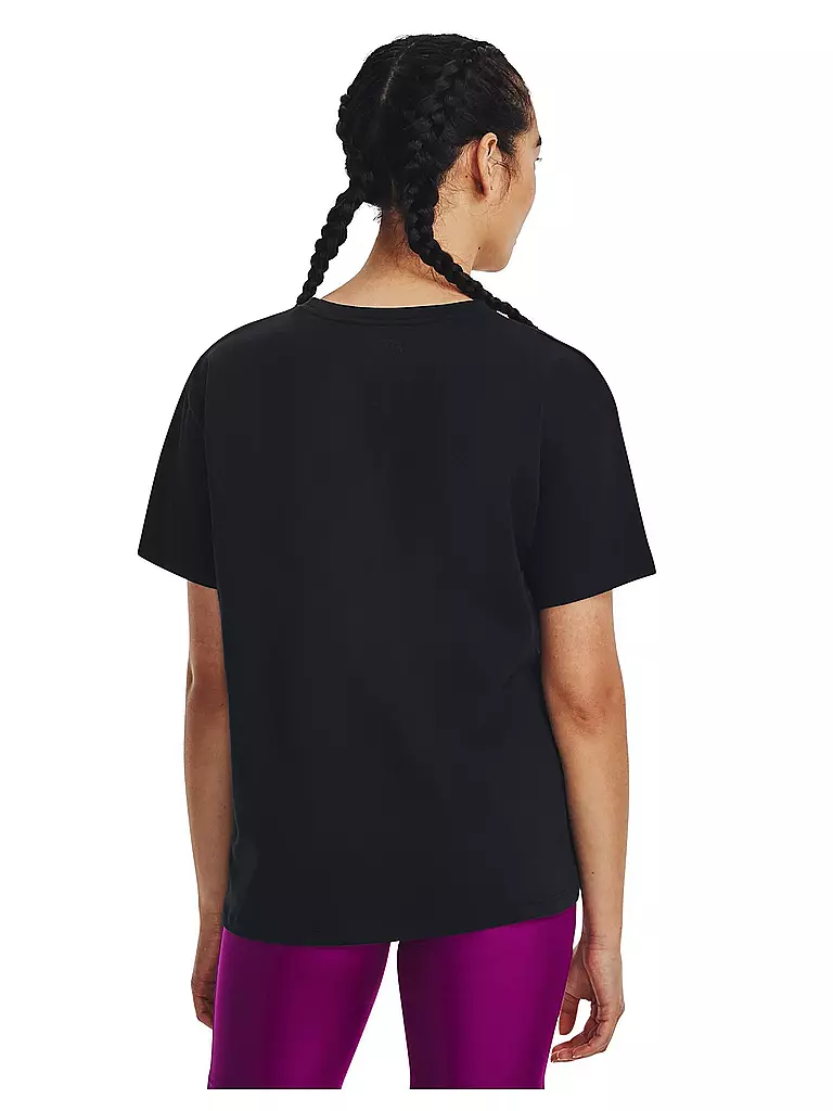 UNDER ARMOUR | Damen T-Shirt Make All Heavyweight Crop | schwarz