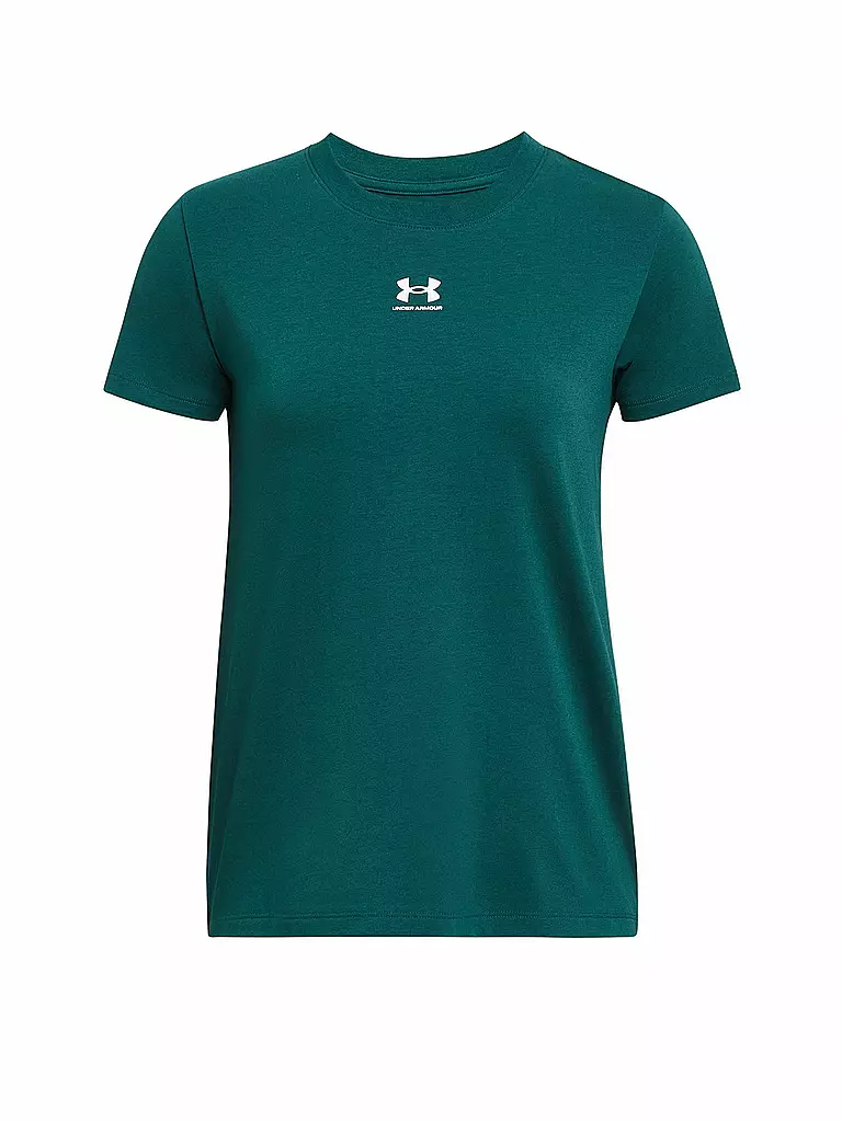 UNDER ARMOUR | Damen T-Shirt UA Off Campus Core  | petrol