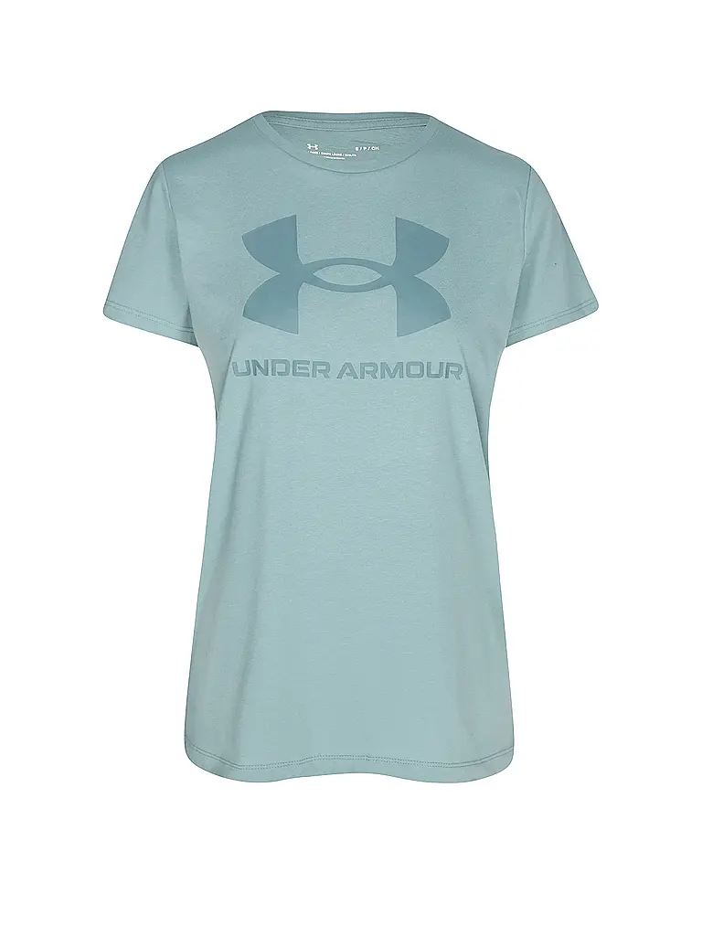 UNDER ARMOUR | Damen T-Shirt UA Sportstyle Grafik | petrol