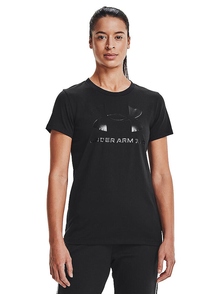 UNDER ARMOUR | Damen T-Shirt UA Sportstyle Grafik | schwarz