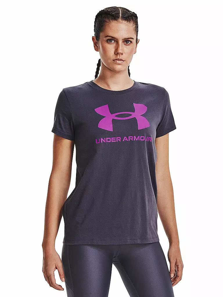 UNDER ARMOUR | Damen T-Shirt UA Sportstyle Grafik | dunkelblau