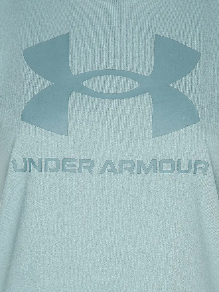 UNDER ARMOUR | Damen T-Shirt UA Sportstyle Grafik | petrol