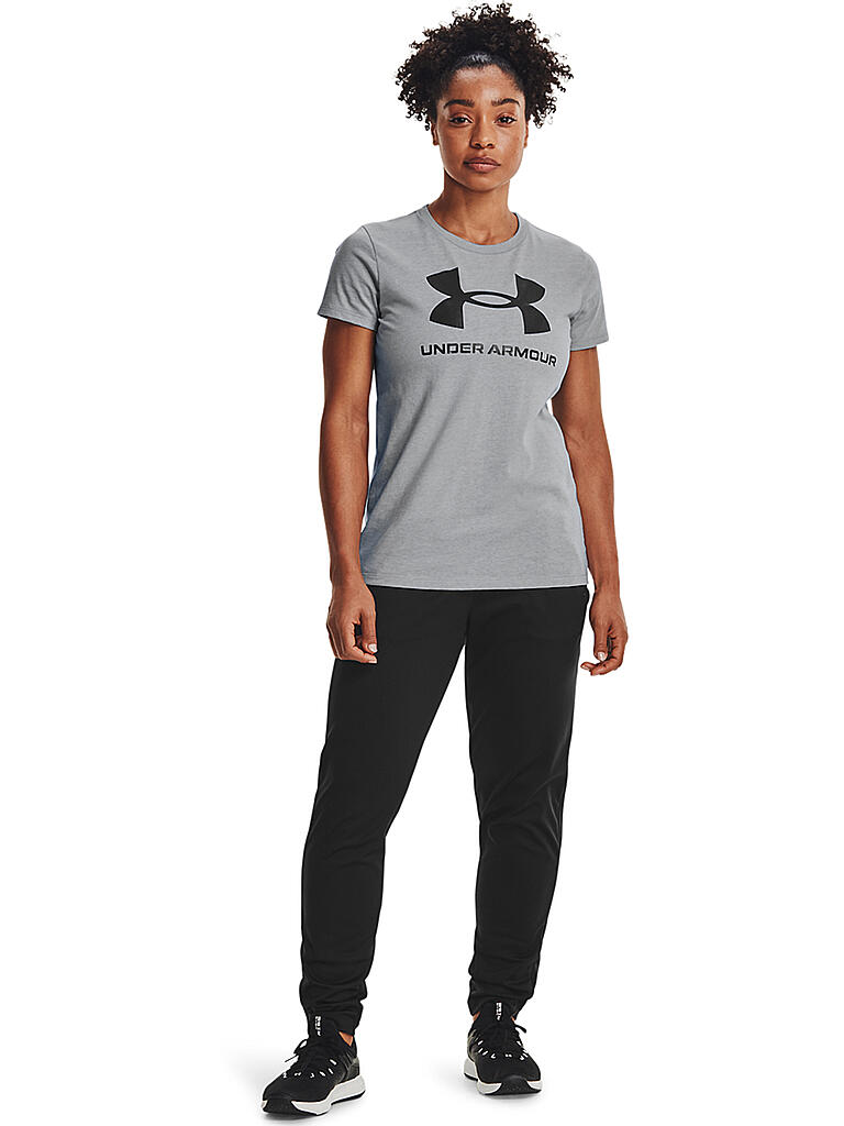 UNDER ARMOUR | Damen T-Shirt UA Sportstyle mit Grafik | grau