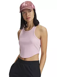 UNDER ARMOUR | Damen Tank UA Rival RIB Crop | rosa