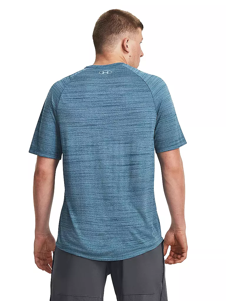 UNDER ARMOUR | Herren Fintessshirt UA Tech™ 2.0 Tiger | blau