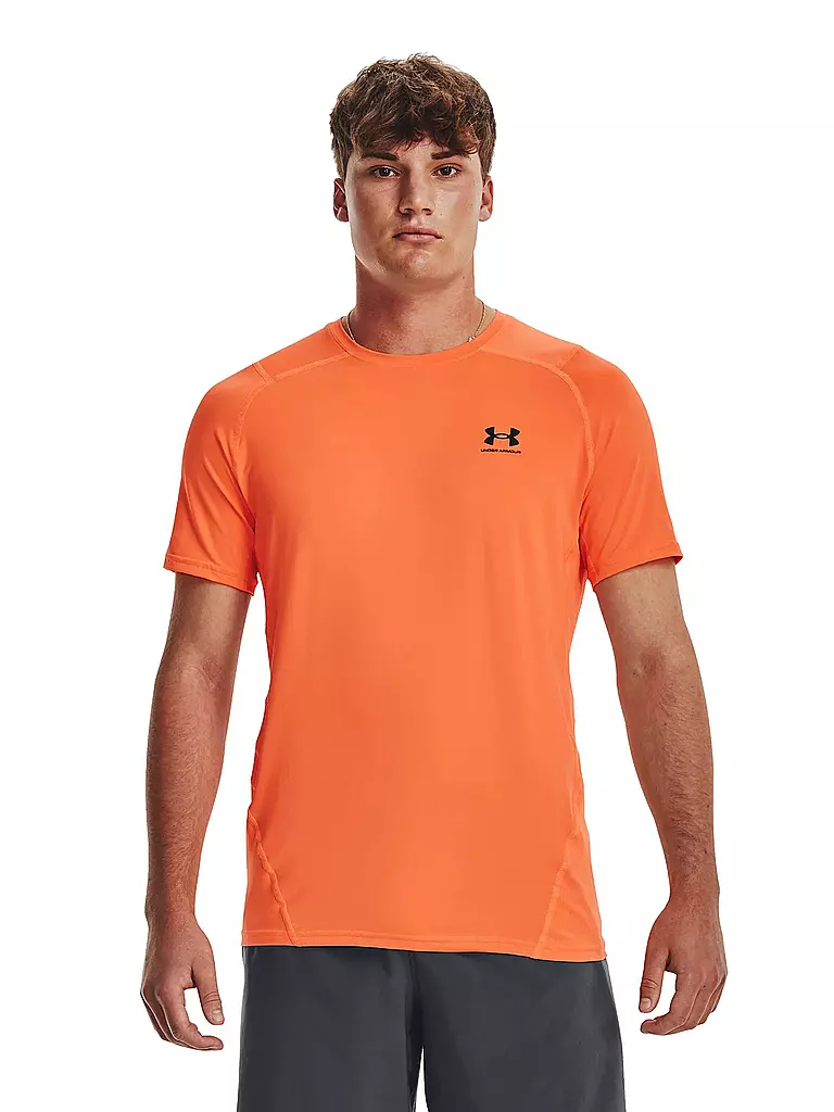 UNDER ARMOUR | Herren Fitnessshirt HeatGear® Armour Fitted | orange