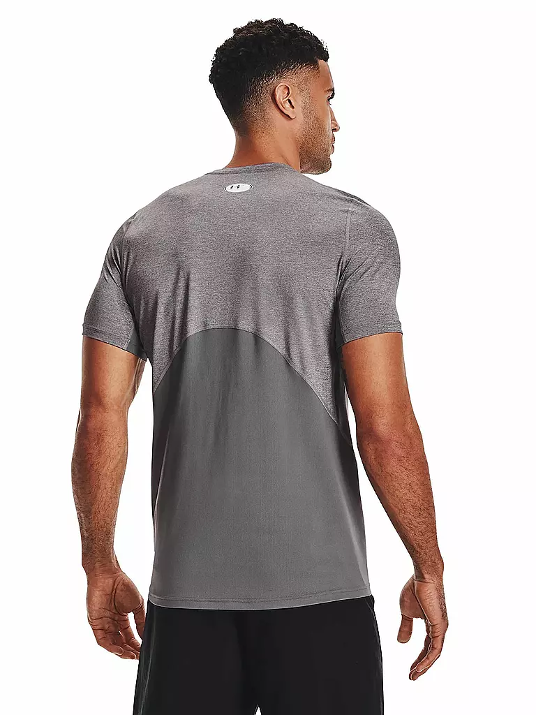 UNDER ARMOUR | Herren Fitnessshirt HeatGear® Armour Fitted | grau