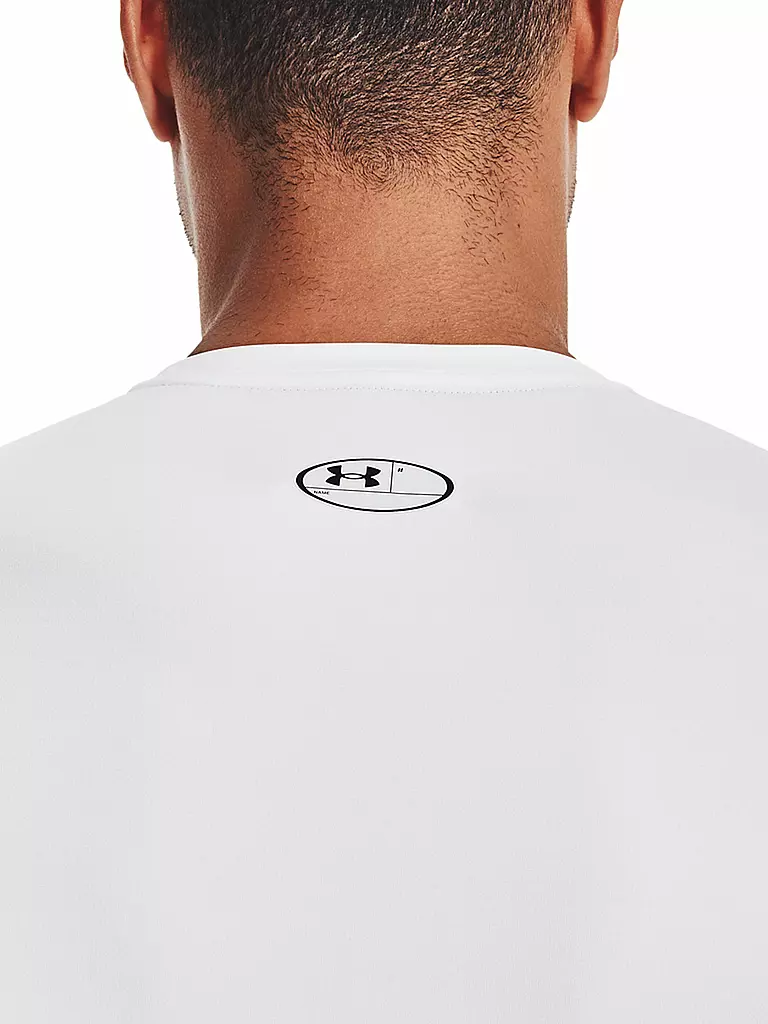 UNDER ARMOUR | Herren Fitnessshirt HeatGear® Armour | weiss