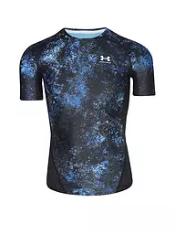 UNDER ARMOUR | Herren Fitnessshirt HeatGear® Iso-Chill Graphic | dunkelblau