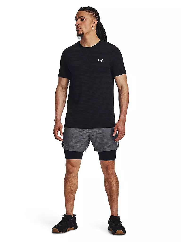 UNDER ARMOUR | Herren Fitnessshirt Seamless Novelty | dunkelrot