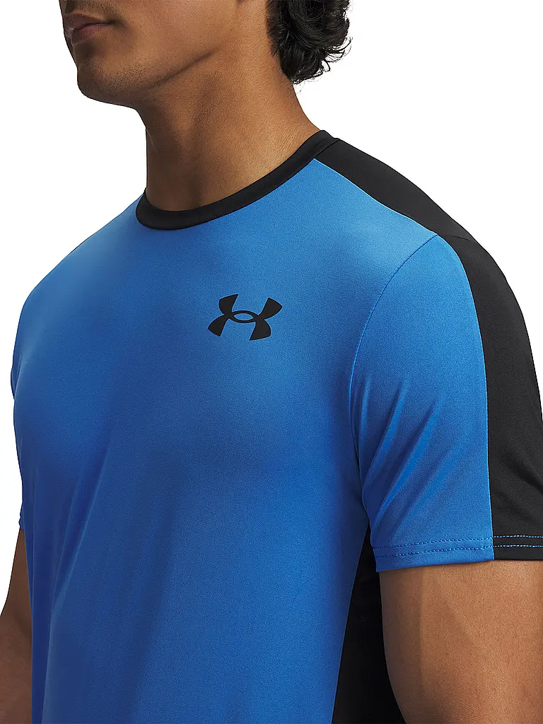 UNDER ARMOUR | Herren Fitnessshirt UA HeatGear® Wordmark | blau