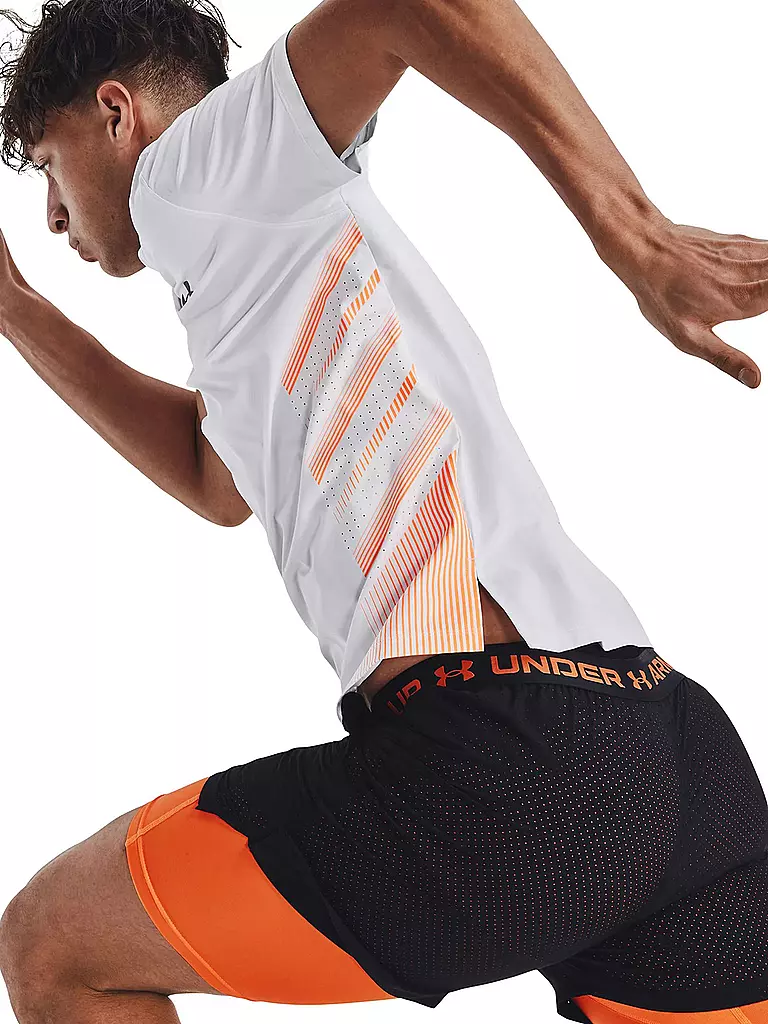 UNDER ARMOUR | Herren Fitnessshirt UA Iso-Chill Laser Heat | weiss