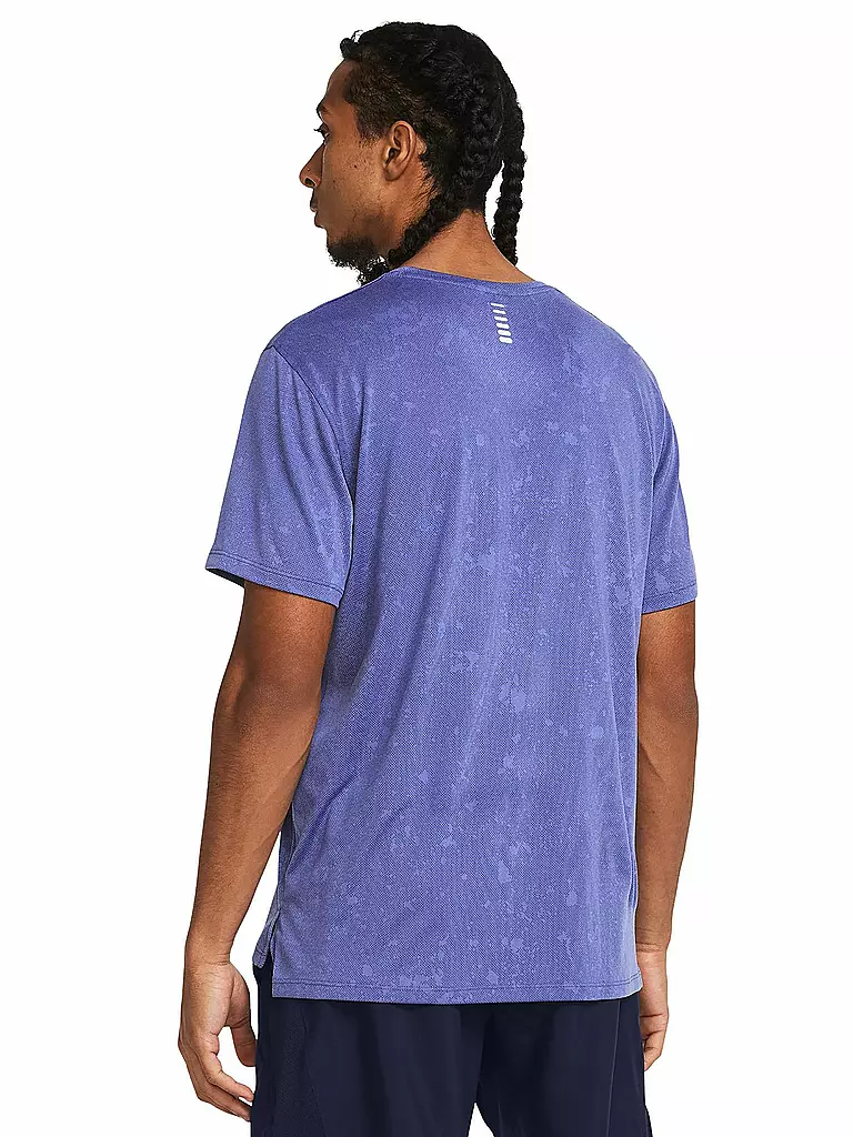 UNDER ARMOUR | Herren Fitnessshirt UA Launch Splatter | blau