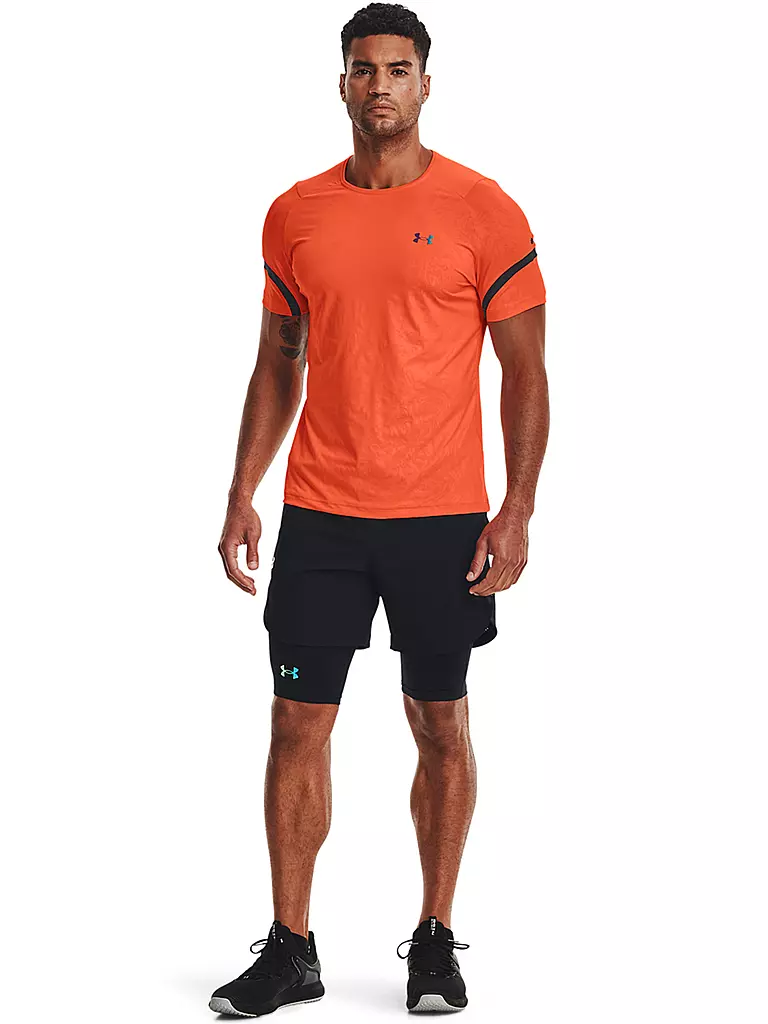 UNDER ARMOUR | Herren Fitnessshirt UA RUSH™ 2.0 Emboss | orange