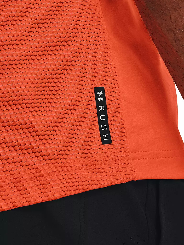 UNDER ARMOUR | Herren Fitnessshirt UA RUSH™ 2.0 Emboss | orange