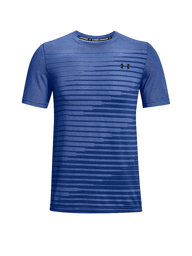 UNDER ARMOUR | Herren Fitnessshirt UA Seamless Fade | blau