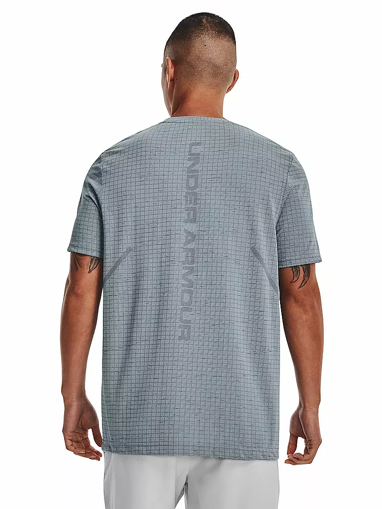 UNDER ARMOUR | Herren Fitnessshirt UA Seamless Grid | blau