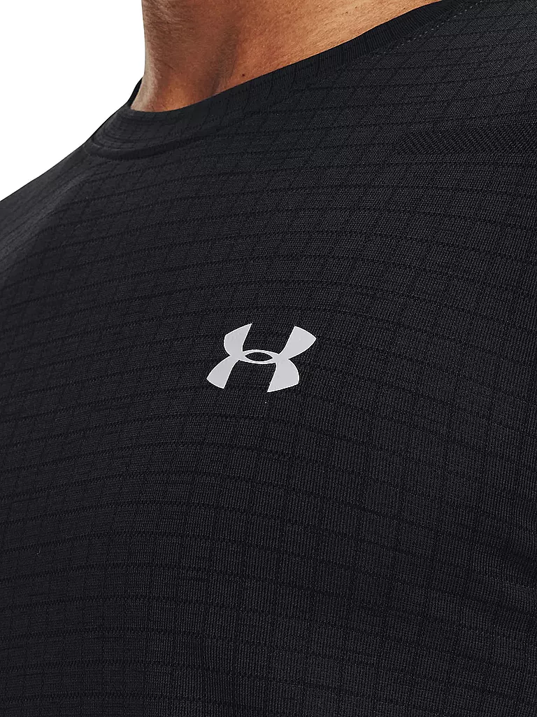 UNDER ARMOUR | Herren Fitnessshirt UA Seamless Grid | schwarz