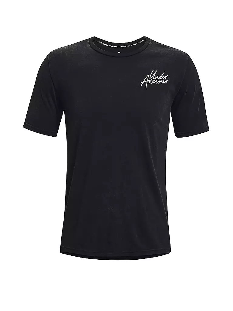 UNDER ARMOUR | Herren Fitnessshirt UA Snow Wash  | schwarz