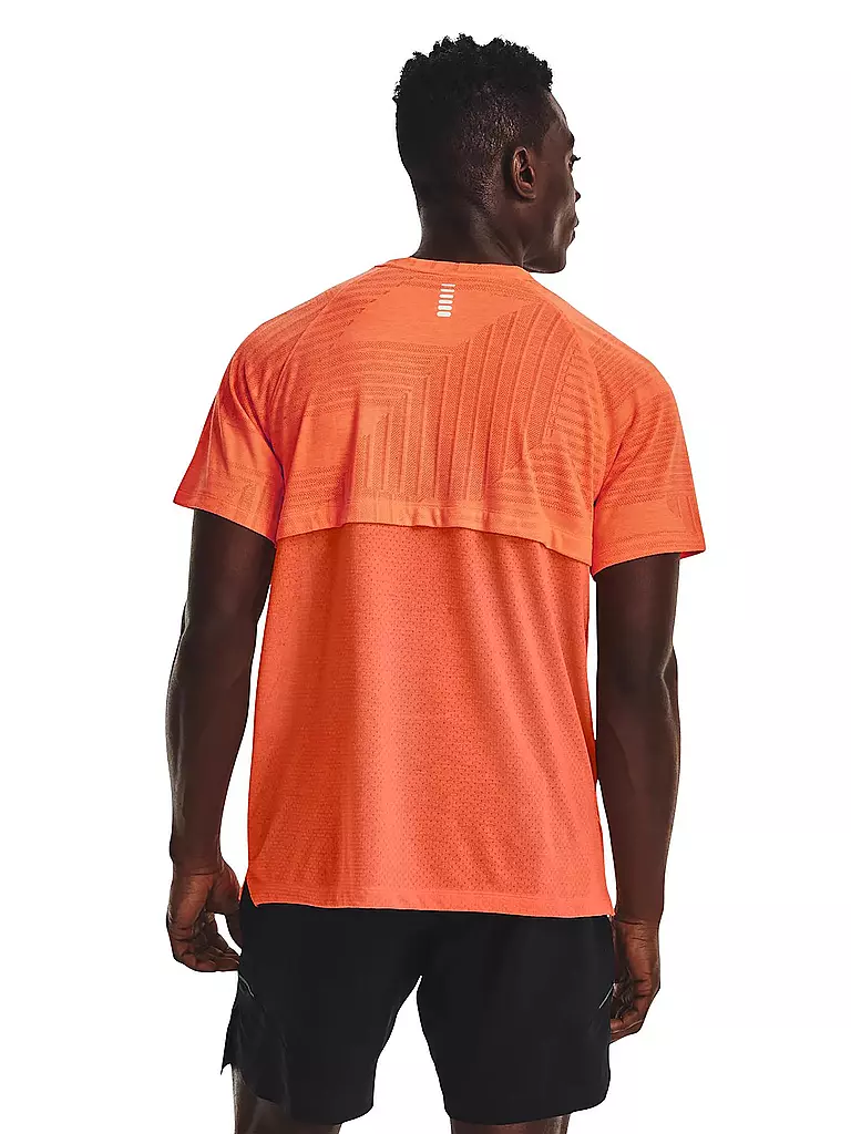 UNDER ARMOUR | Herren Fitnessshirt UA Streaker Deco Diamond  | orange